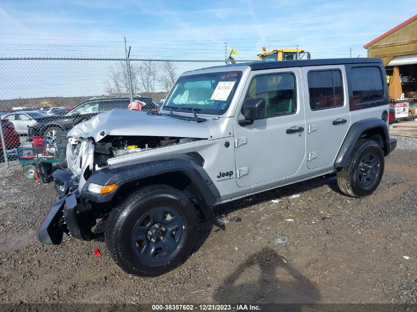 2023 Jeep Wrangler 4-Door Sport 4X4 VIN: 1C4HJXDN6PW531600 Lot: 38357602