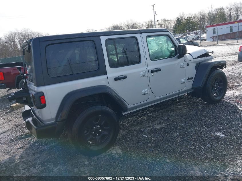 2023 Jeep Wrangler 4-Door Sport 4X4 VIN: 1C4HJXDN6PW531600 Lot: 38357602