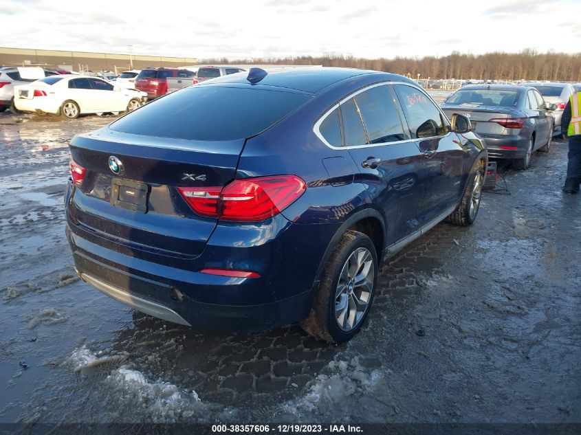 2018 BMW X4 xDrive28I VIN: 5UXXW3C57J0T82193 Lot: 38357606