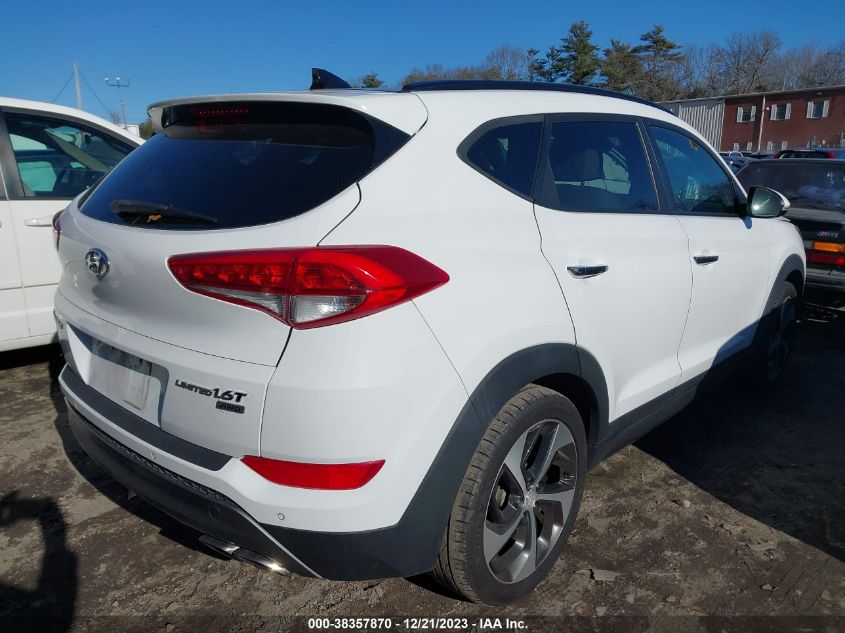 KM8J3CA23GU142791 2016 Hyundai Tucson Limited