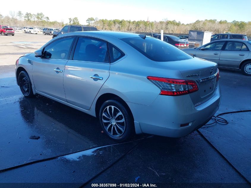 2014 Nissan Sentra S VIN: 3N1AB7AP0EY232343 Lot: 38357898