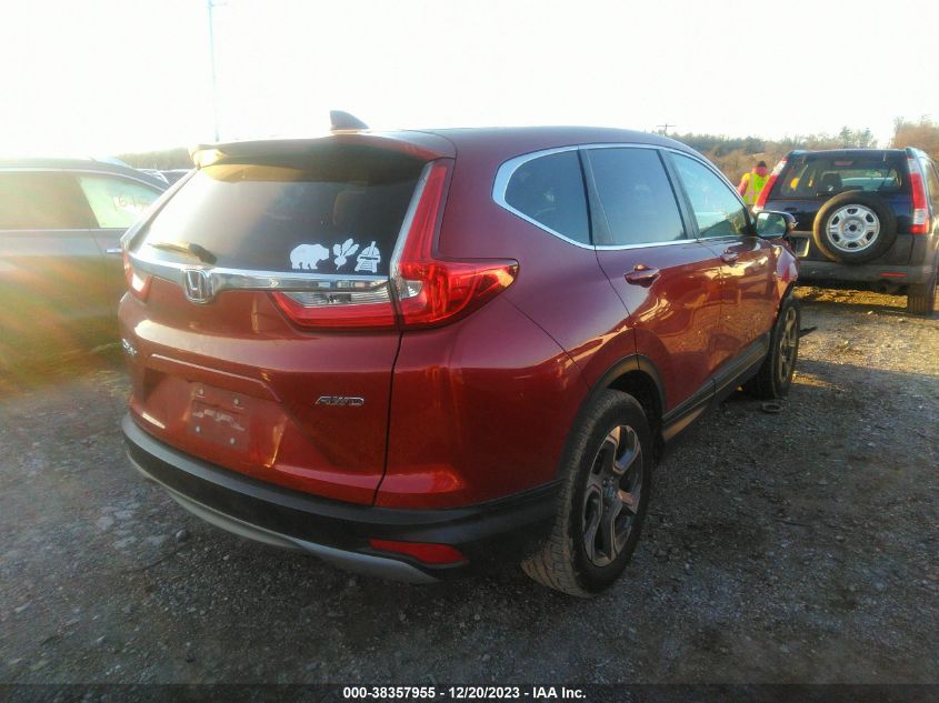 2019 Honda Cr-V Ex VIN: 2HKRW2H51KH604471 Lot: 38357955