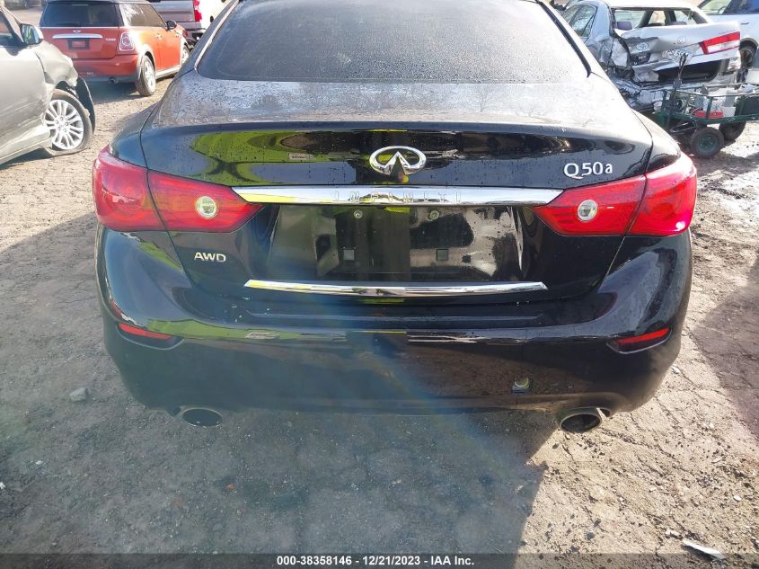 2014 Infiniti Q50 VIN: JN1BV7AR0EM694210 Lot: 38358146