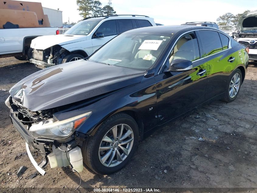 2014 Infiniti Q50 VIN: JN1BV7AR0EM694210 Lot: 38358146