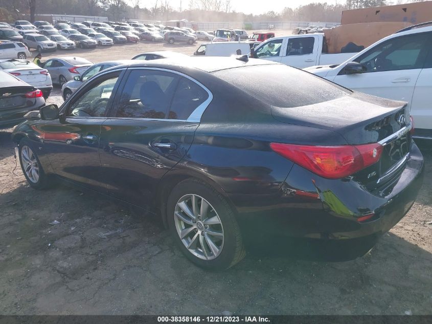 2014 Infiniti Q50 VIN: JN1BV7AR0EM694210 Lot: 38358146