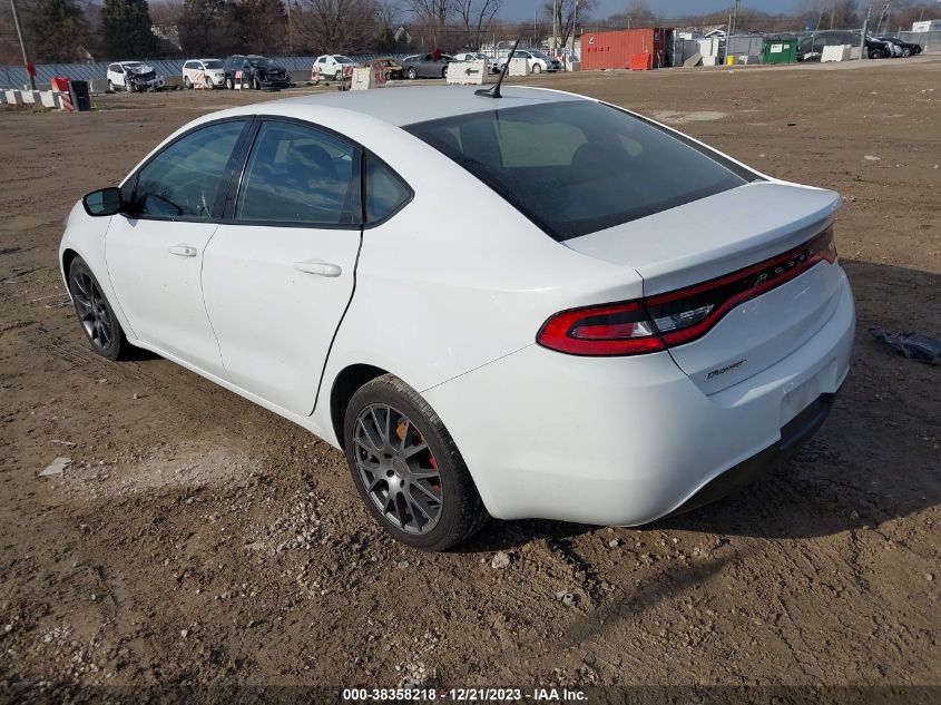 2016 Dodge Dart Se VIN: 1C3CDFAA1GD549077 Lot: 38358218