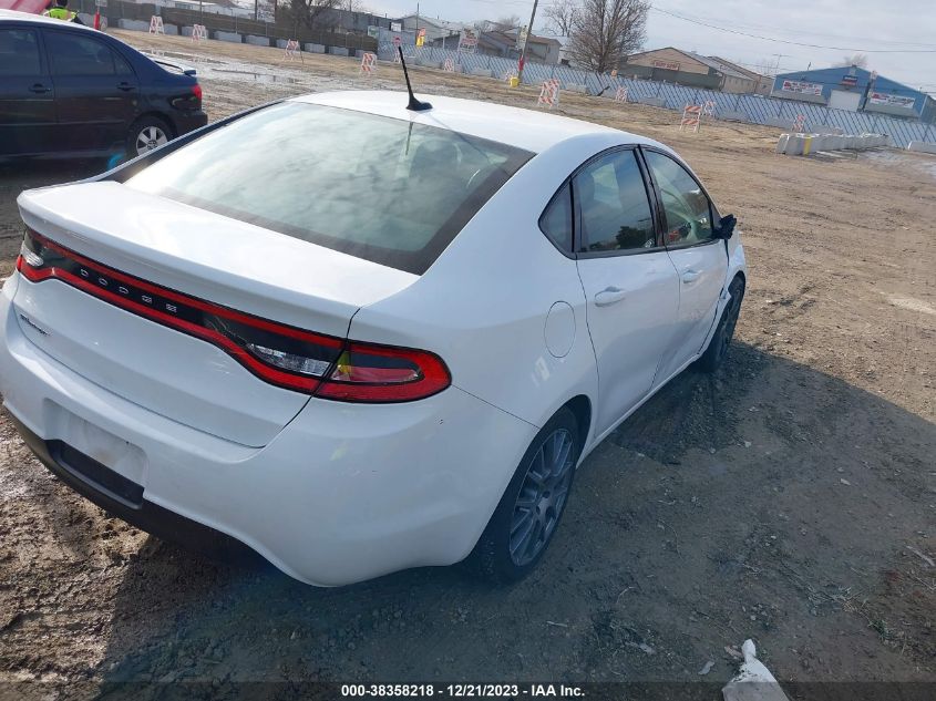 2016 Dodge Dart Se VIN: 1C3CDFAA1GD549077 Lot: 38358218