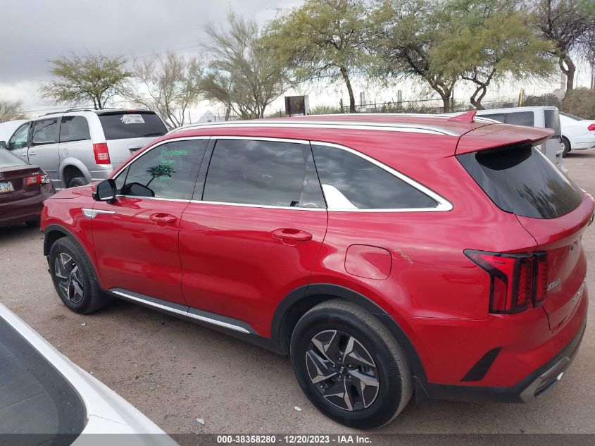 2021 Kia Sorento Hybrid S VIN: KNDRG4LG9M5055235 Lot: 38358280