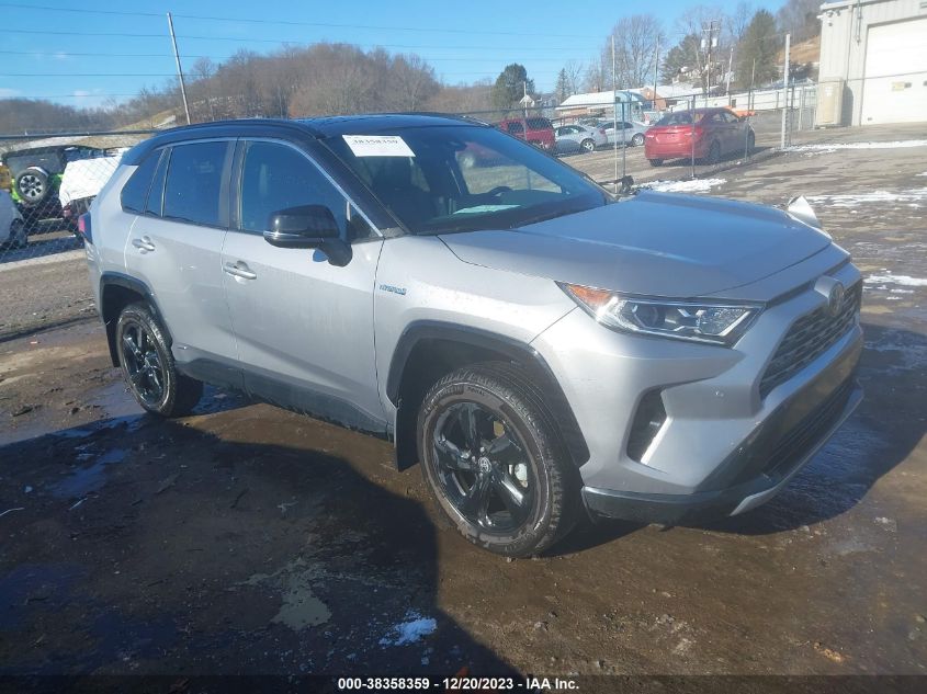 2021 Toyota Rav4 Xse Hybrid VIN: 4T3E6RFV2MU055160 Lot: 38358359