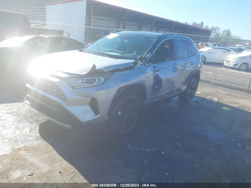 2021 Toyota Rav4 Xse Hybrid VIN: 4T3E6RFV2MU055160 Lot: 38358359