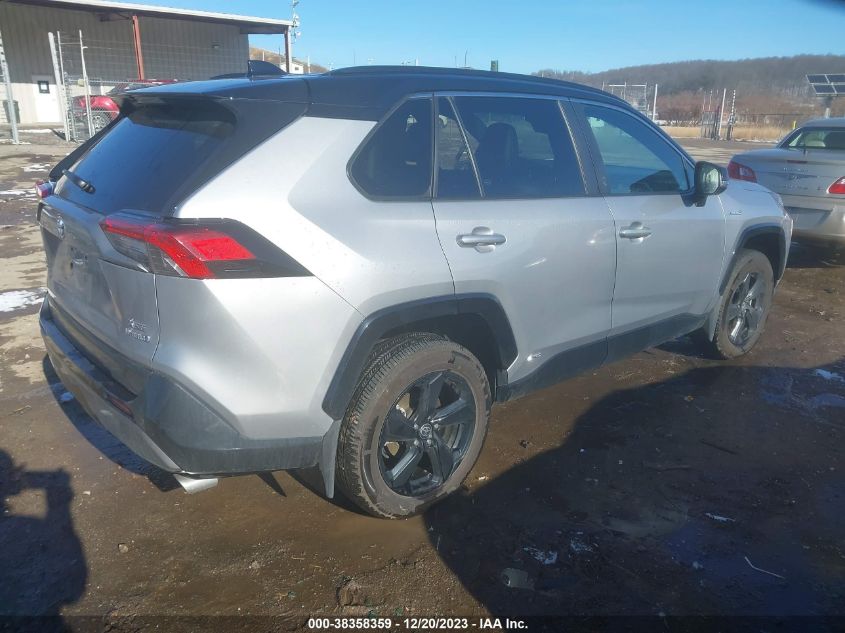 2021 Toyota Rav4 Xse Hybrid VIN: 4T3E6RFV2MU055160 Lot: 38358359