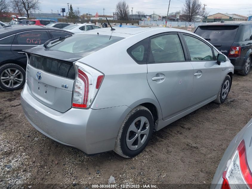 2014 Toyota Prius Two VIN: JTDKN3DU6E1768480 Lot: 38358397