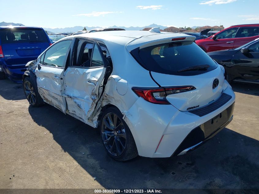 2023 Toyota Corolla Xse VIN: JTNC4MBE6P3205327 Lot: 38358909