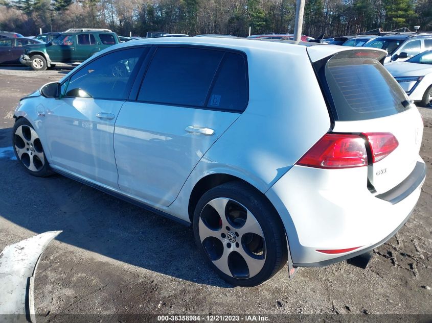 2017 Volkswagen Golf Gti Autobahn 4-Door/S 4-Door/Se 4-Door/Sport 4-Door VIN: 3VW4T7AU0HM067691 Lot: 38358984