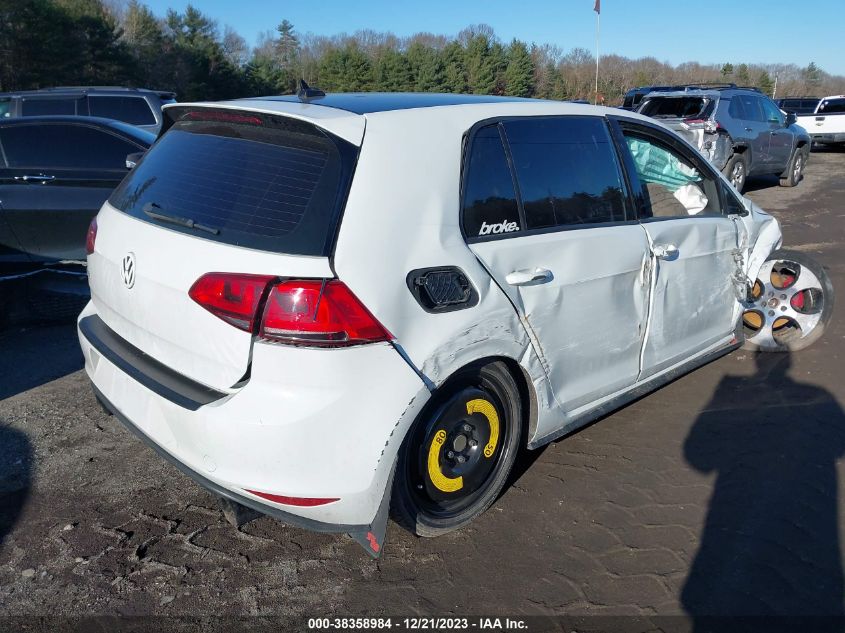 2017 Volkswagen Golf Gti Autobahn 4-Door/S 4-Door/Se 4-Door/Sport 4-Door VIN: 3VW4T7AU0HM067691 Lot: 38358984