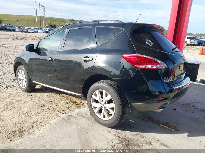 2011 Nissan Murano Sv VIN: JN8AZ1MW2BW180567 Lot: 38359060