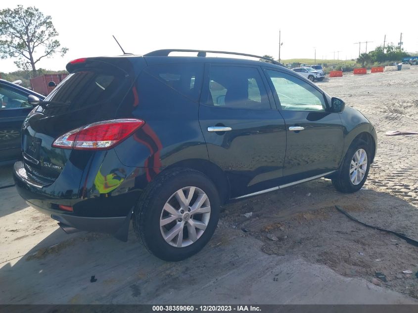 2011 Nissan Murano Sv VIN: JN8AZ1MW2BW180567 Lot: 38359060