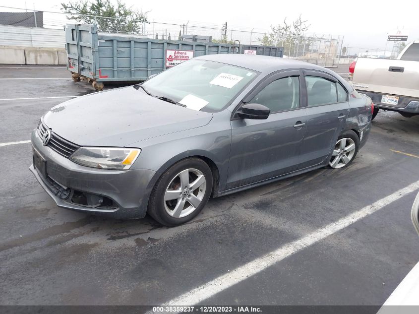 2014 Volkswagen Jetta 2.0L S VIN: 3VW2K7AJXEM237602 Lot: 38359237