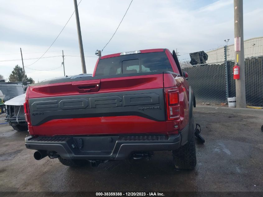 1FTFW1RG9JFD28322 2018 Ford F-150 Raptor