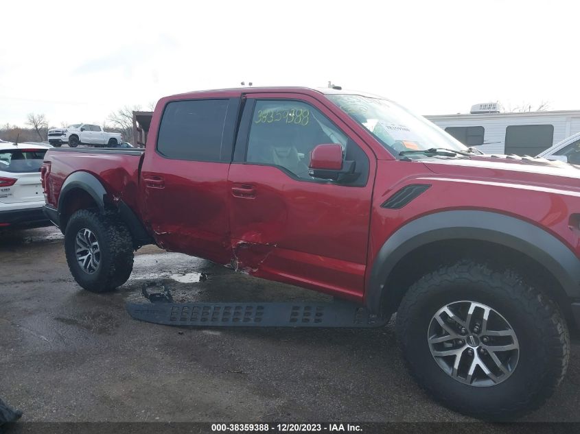 2018 Ford F-150 Raptor VIN: 1FTFW1RG9JFD28322 Lot: 38359388