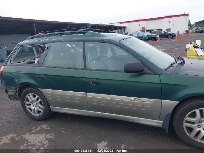 2002 Subaru Legacy Outback W/All Weather Pkg VIN: 4S3BH675427602898 Lot: 38359411