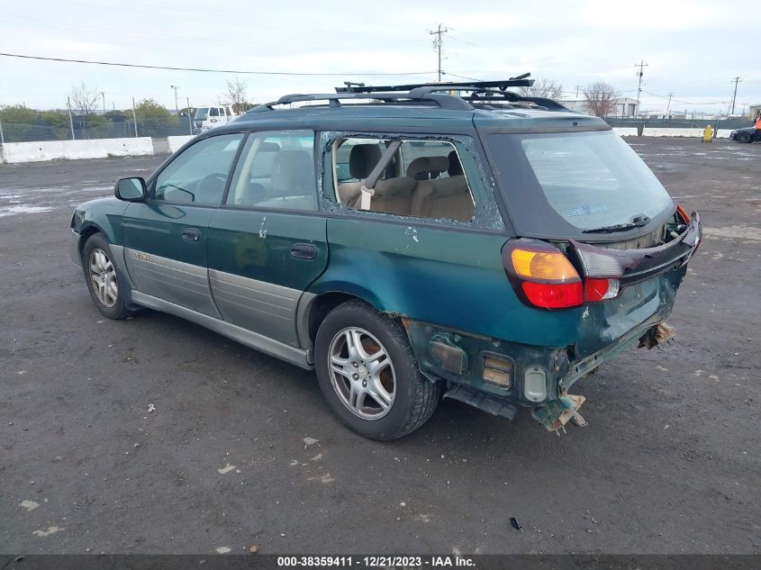 2002 Subaru Legacy Outback W/All Weather Pkg VIN: 4S3BH675427602898 Lot: 38359411