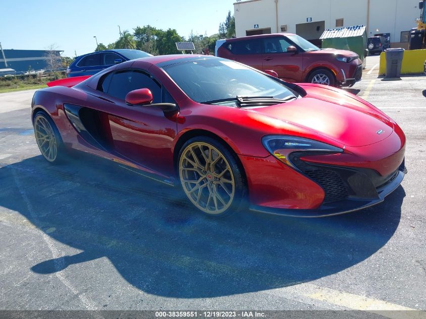 SBM11FAA6FW004594 2015 Mclaren 650S