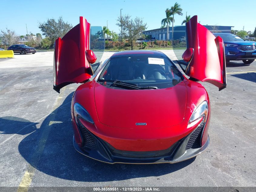 2015 Mclaren 650S VIN: SBM11FAA6FW004594 Lot: 38359551