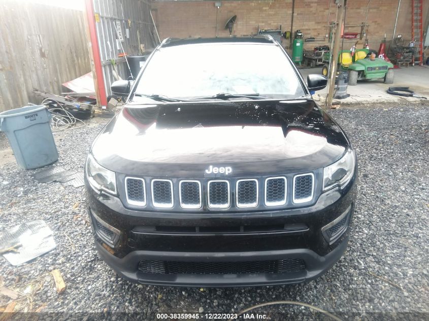 2018 Jeep Compass Sport Fwd VIN: 3C4NJCAB2JT125641 Lot: 38359945