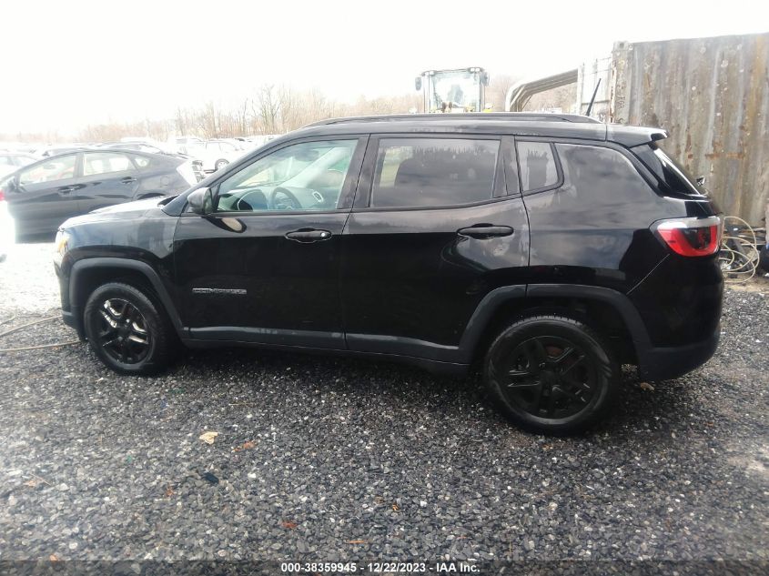 2018 Jeep Compass Sport Fwd VIN: 3C4NJCAB2JT125641 Lot: 38359945