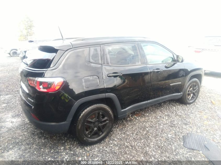 2018 Jeep Compass Sport Fwd VIN: 3C4NJCAB2JT125641 Lot: 38359945