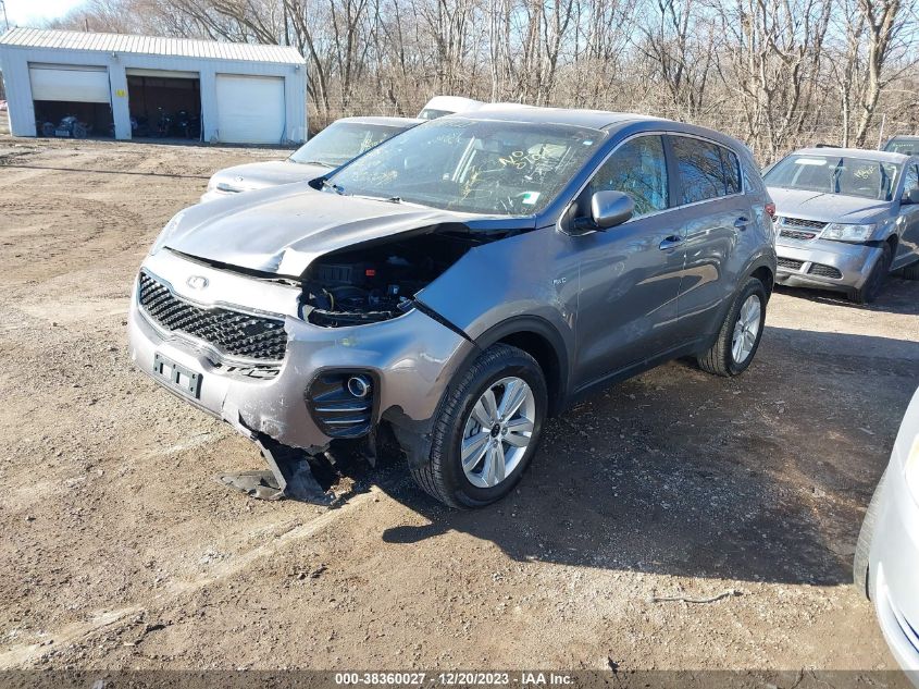 2017 Kia Sportage Lx VIN: KNDPMCACXH7292577 Lot: 38360027