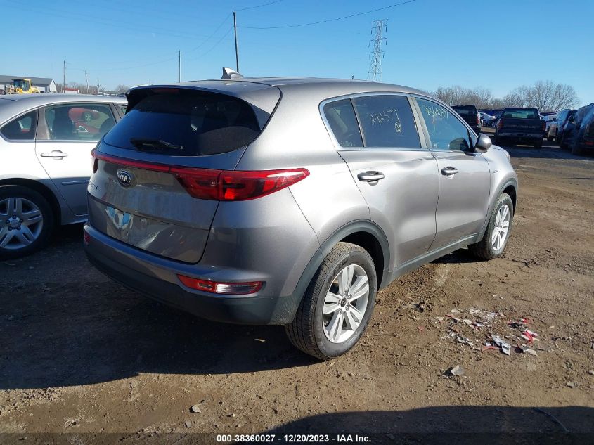 2017 Kia Sportage Lx VIN: KNDPMCACXH7292577 Lot: 38360027