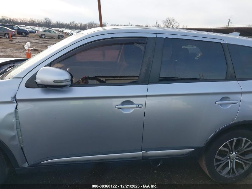 2017 Mitsubishi Outlander Se VIN: JA4AD3A34HZ023270 Lot: 38360122