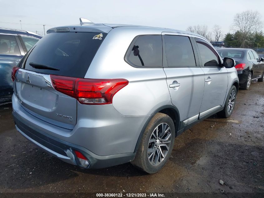 2017 Mitsubishi Outlander Se VIN: JA4AD3A34HZ023270 Lot: 38360122