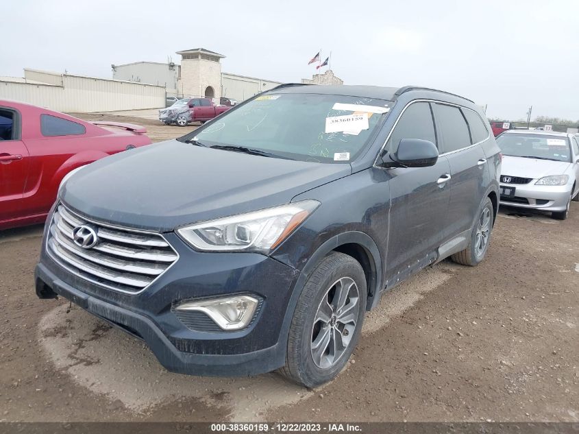 2016 Hyundai Santa Fe Se VIN: KM8SM4HF9GU153875 Lot: 38360159