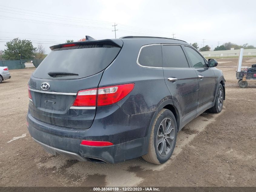 2016 Hyundai Santa Fe Se VIN: KM8SM4HF9GU153875 Lot: 38360159