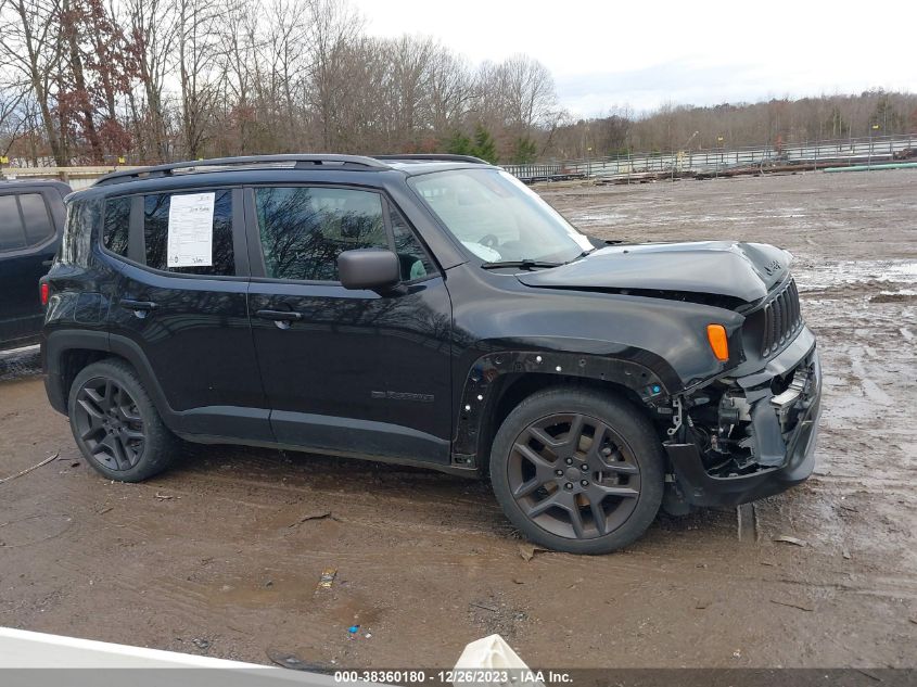 2021 Jeep Renegade Latitude Fwd VIN: ZACNJCBB8MPM39981 Lot: 38360180