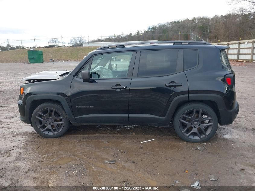 2021 Jeep Renegade Latitude Fwd VIN: ZACNJCBB8MPM39981 Lot: 38360180