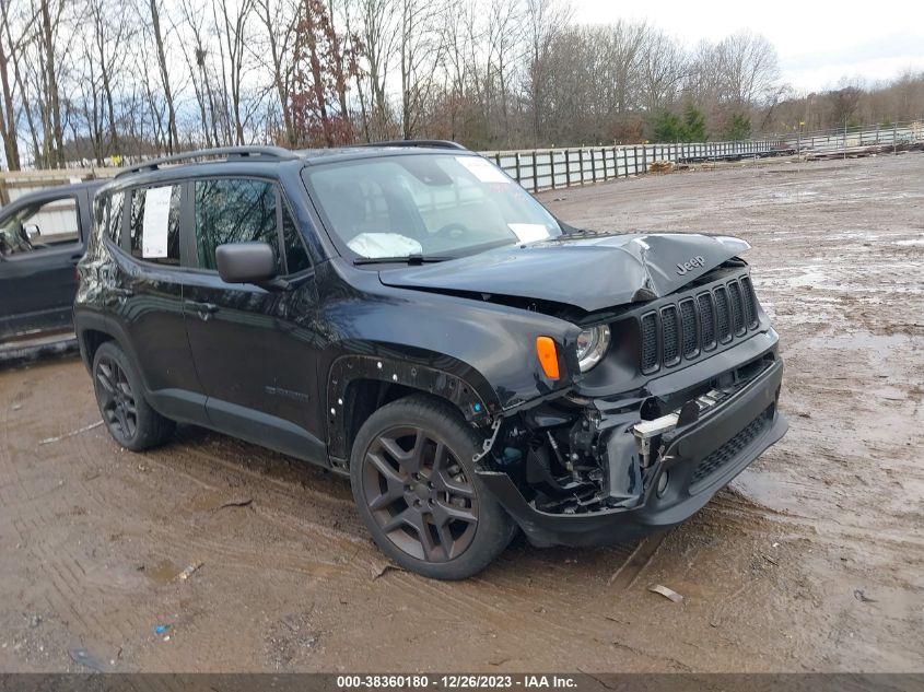 2021 Jeep Renegade Latitude Fwd VIN: ZACNJCBB8MPM39981 Lot: 38360180