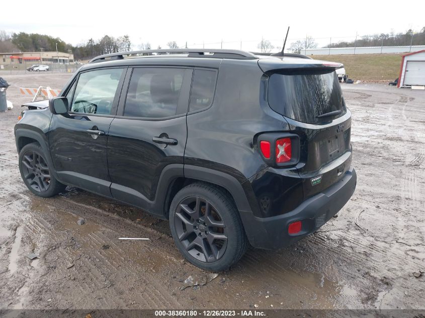 2021 Jeep Renegade Latitude Fwd VIN: ZACNJCBB8MPM39981 Lot: 38360180