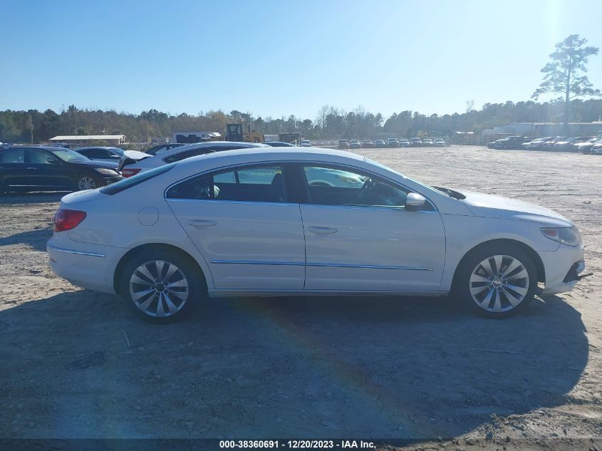 2010 Volkswagen Cc Sport VIN: WVWNL9AN8AE524190 Lot: 38360691