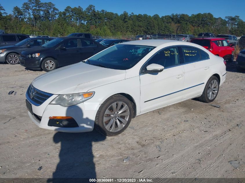 2010 Volkswagen Cc Sport VIN: WVWNL9AN8AE524190 Lot: 38360691