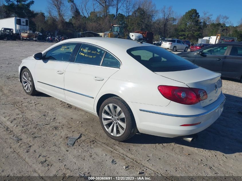 2010 Volkswagen Cc Sport VIN: WVWNL9AN8AE524190 Lot: 38360691