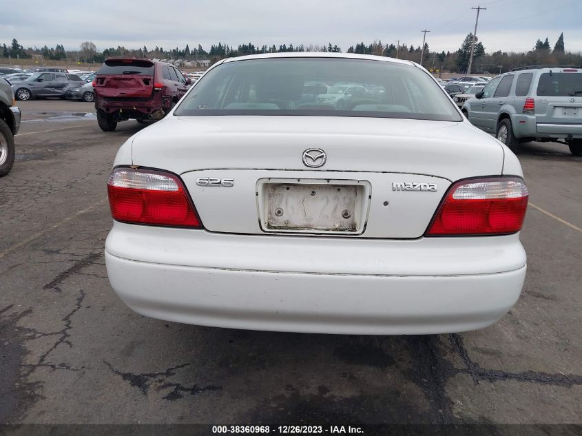 2002 Mazda 626 Lx VIN: 1YVGF22E025273523 Lot: 38360968