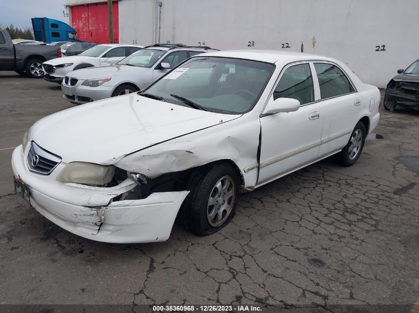 2002 Mazda 626 Lx VIN: 1YVGF22E025273523 Lot: 38360968