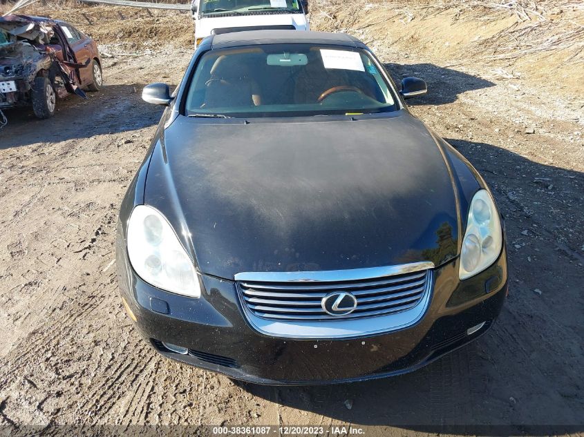 2005 Lexus Sc 430 VIN: JTHFN48Y850069781 Lot: 40506979