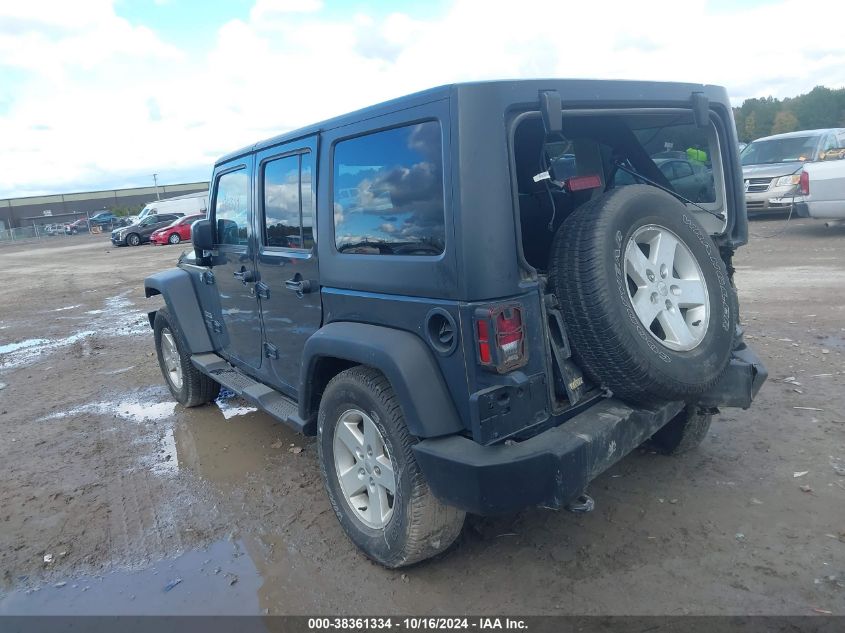 2017 Jeep Wrangler Unlimited Sport 4X4 VIN: 1C4BJWDG3HL528397 Lot: 38361334