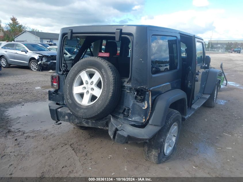 2017 Jeep Wrangler Unlimited Sport 4X4 VIN: 1C4BJWDG3HL528397 Lot: 38361334