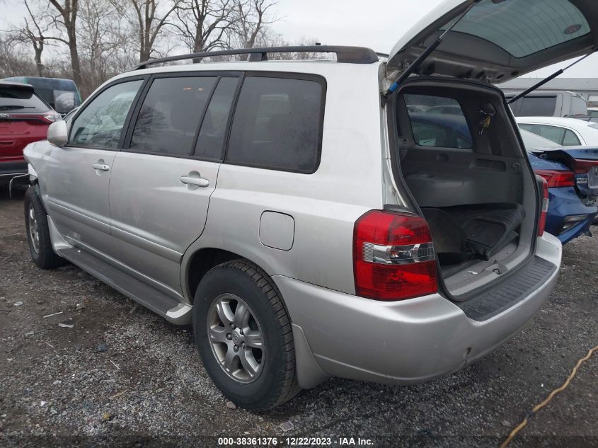 2004 Toyota Highlander V6 VIN: JTEDP21A840025388 Lot: 38361376